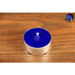 Tealight - świeca z wosku herbaciarka - niebieska