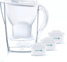 Dzbanek filtrujący BRITA Marella XL Biały + 3