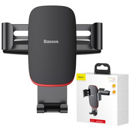 BASEUS Uchwyt na telefon Metal Age Gravity Czarny