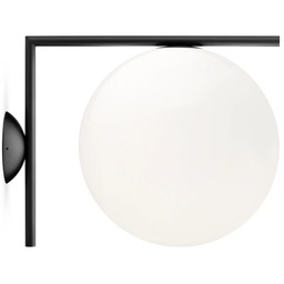 Lampa Ścienne FLOS, IC C/W2, ściemnialny, czarny, salon,