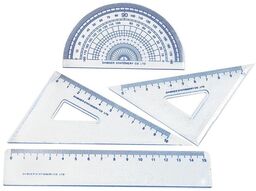 Zestaw geometryczny 4 elementy 15cm Titanum 112028