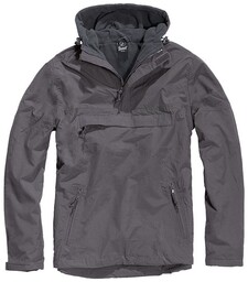 Brandit Kurtka Kangurka Zimowa Windbreaker Grafitowa - Grafitowy