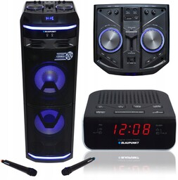 Zestaw Kolumna Głośnik Blaupunkt PS11DB Radiobudzik Blaupunkt CR5WH
