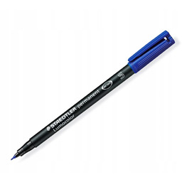 Foliopis marker niebieski permanentny do płyt zdjęć szkła