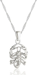 Naszyjnik znak zodiaku Skorpion srebrny