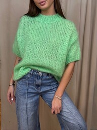 Pakamera Moherowy sweter Verde