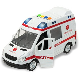 Pogotowie pierwszej pomocy ze światłami i dźwiękami