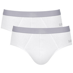 Slipy SLOGGI ABC GO 2 pack białe