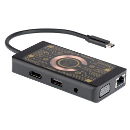 QUALO QTPB5-HUB-18 Czarny Hub USB