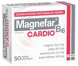 Magnefar B6 Cardio, 50 tabl.