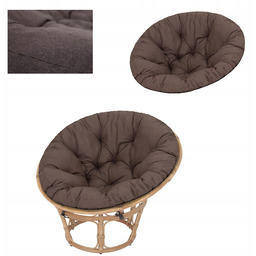 Poduszka ogrodowa na fotel Papasan kokon 114 cm