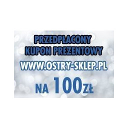 Kupon prezentowy przedpłacony 100 zł
