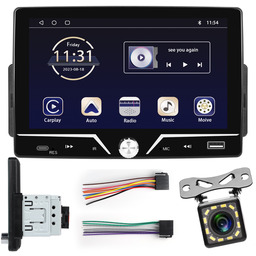 Radio Samochodowe 1 Din Ekran Dotykowy Odtwarzacz MP5