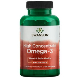 Swanson High Concentrate Omega-3 120sgels