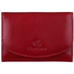 Czerwony damski portfel skórzany Canaletto elegancja i funkcjonalność