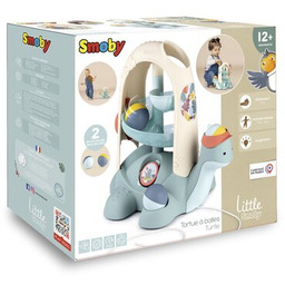 SMOBY Zabawka edukacyjna Little Żółw do ciągnięcia ze