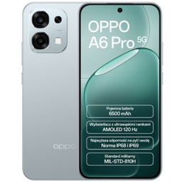 OPPO Smartfon A6 Pro 5G 8/256GB 6.57" 120Hz