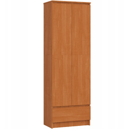 Regał biurowy 60 cm 2 drzwi 1 szuflada
