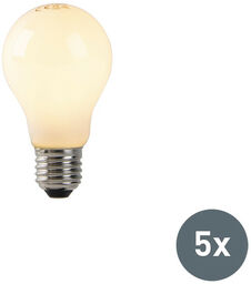 LUEDD Zestaw 5 żarówek LED E27 z mlecznego