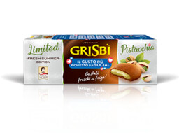Grisbi Pistacchio - biszkopty z nadzieniem pistacjowym (135