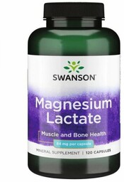 SWANSON Magnesium Lactate 84 mg (120 kaps.)