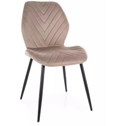 Krzesło Mike Velvet Ciemny Beżowy