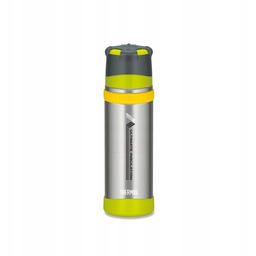 Thermos termos z kubkiem do ekstremalnych warunków srebrny