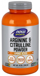 Arginine & Citrulline NOW Foods 340 grams