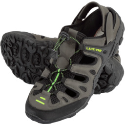 Sandały PU dzianina khaki-czarno-zielone 45 LAHTI PRO