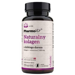 PHARMOVIT Naturalny kolagen z dzikiego dorsza, 90 kapsułek