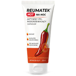 Żel rozgrzewając REUMATEK HOT do masażu skóry