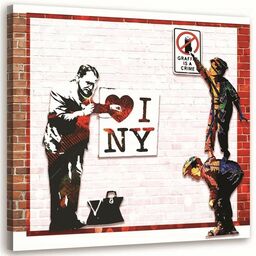 Obraz, Banksy - I love New York 30x30