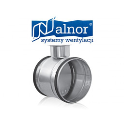 Przepustnica zamykająca szczelna (zawór) 80mm z uszczelkami (DATL-080)