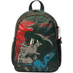 TOTTO MORRAL T-Rex S Plecak, Młodzież Unisex, Wielobarwny