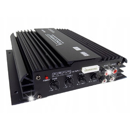 WZMACNIACZ SAMOCHODOWY 1000 WATT 4 KANAŁY + KABLE