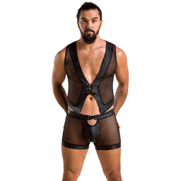 Komplet bielizny męskiej - 053 SET WILLIAM black