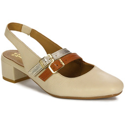 Maciejka Czółenka Damskie Beżowe-37