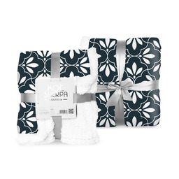 Faro Koc narzuta z mikrofibry 150x200 Sherpa grafitowy