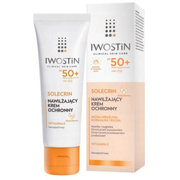 IWOSTIN SOLECRIN Nawilżający krem ochronny SPF50+, 50ml