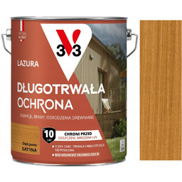 V33 Lazura 10 Lat Długotrwała Ochrona Drewna Podbitki