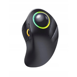 Bezprzewodowa mysz Trackball Bluetooth, ergonomiczna mysz Rgb