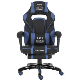 Fotel Gamingowy DEUS X-Stream Blue z tkaniny