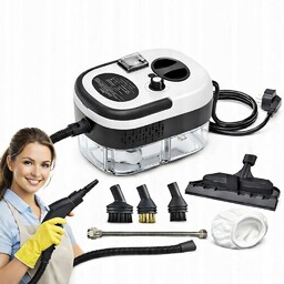 Parownica myjka parowa 2500W odkurzacz mop – Komplet