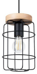 Sollux Loftowa lampa wisząca Gotto SL.1263 druciana cage