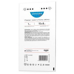 Pasocare Med Plaster opatrunkowy jałowy 15cm x 8cm,
