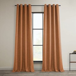 HPD Half Price Drapes Zasłony lniane z przelotkami,