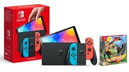 Nintendo Switch Joy-Con v2 Czerwono-niebieski + Ring Fit