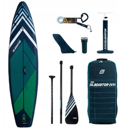 Deska pompowana Sup Gladiator Pro 11'6 leash wiosło