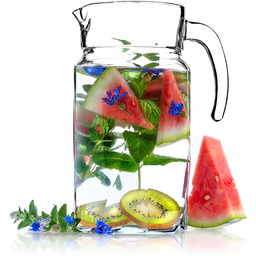 Dzbanek z pokrywką do lemoniady i zimnych napojów