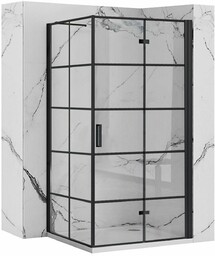 Rea Kabina prysznicowa Rea Molier Black 100x80